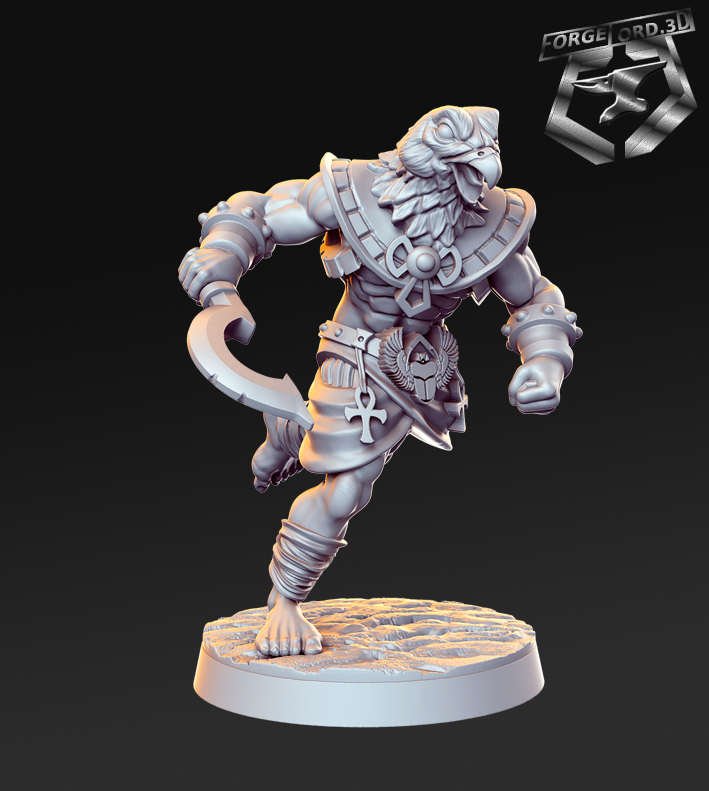 Horathi-warrior-with-kopesh-RN-Estudio-the-sands-of-time-collection-figurines-fantasy-tabletop-RPG-3D-miniatures