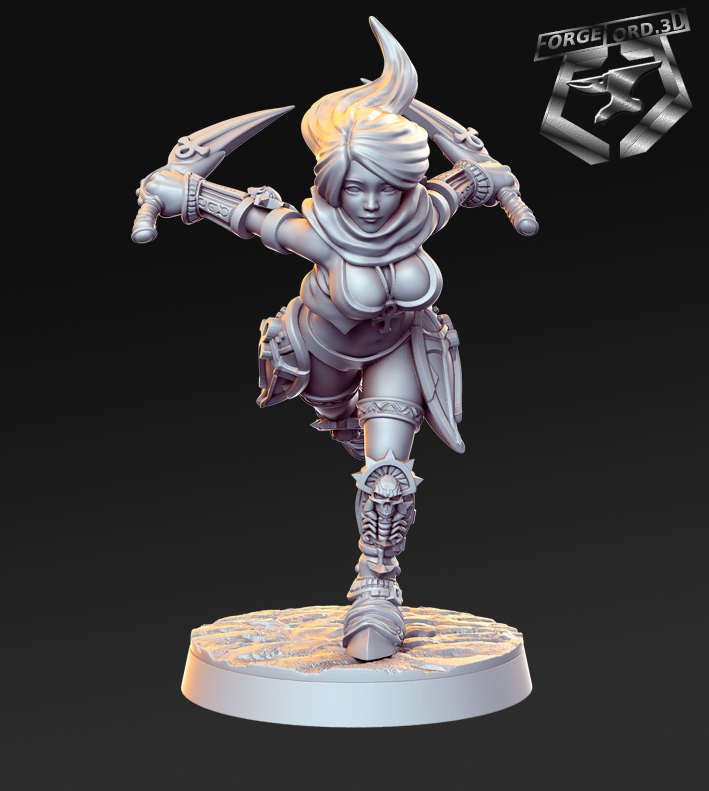 Mikasa-RN-Estudio-the-sands-of-time-collection-figurines-fantasy-tabletop-RPG-3D-miniatures