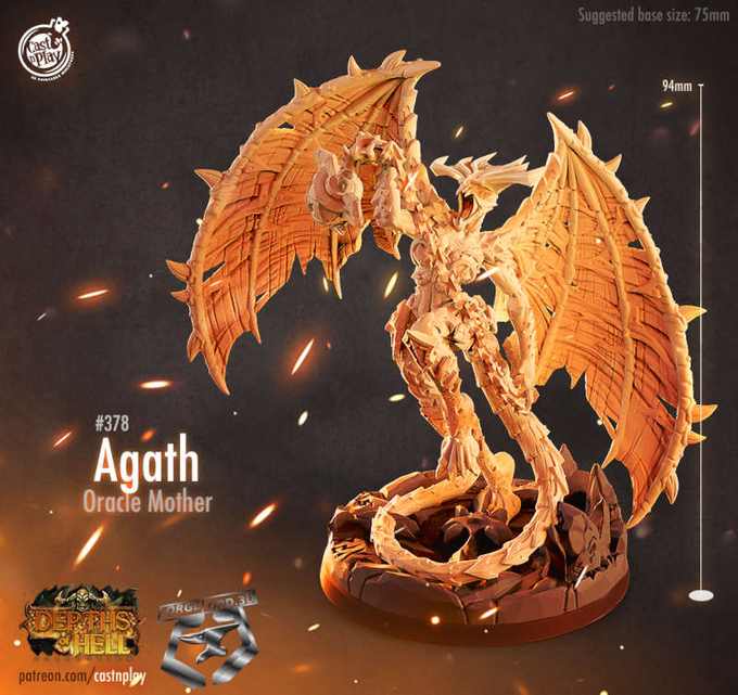Agath-CastNPlay-depth-of-hell-Collection--fantasy-tabletop-RPG-3D-miniatures