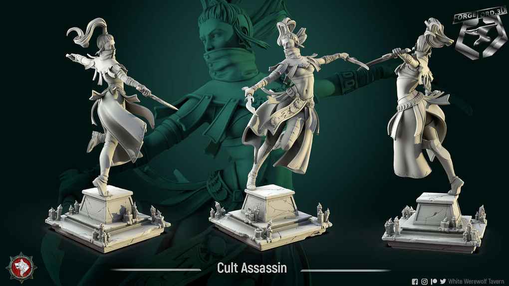 Cult-AssassinCult-Assassin-75mm-statue-fantasy-tabletop-RPG-3D-miniatures-white-werewolf-tavern-2