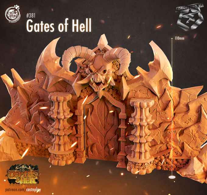 Gates-of-hell-CastNPlay-ancient-woodlands-Collection-fantasy-miniatures-tabletop-RPG