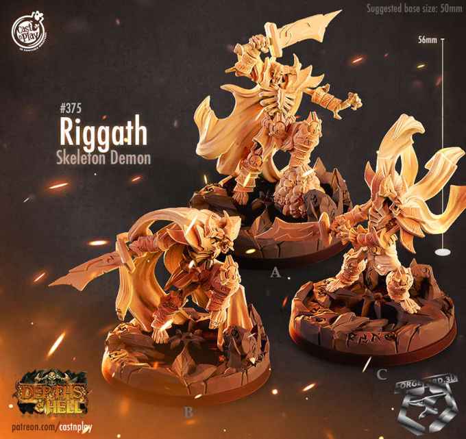 Riggarth-CastNPlay-depth-of-hell-Collection--fantasy-tabletop-RPG-3D-miniatures