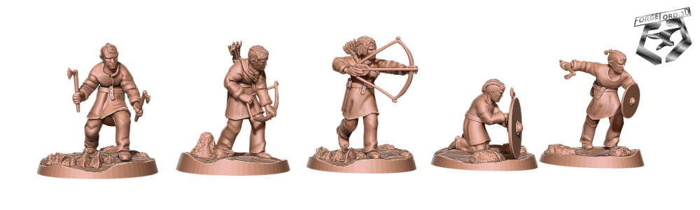 Young-Vikings-28mm-Figurines-3D-miniatures-Eskice-Miniature-historical-1