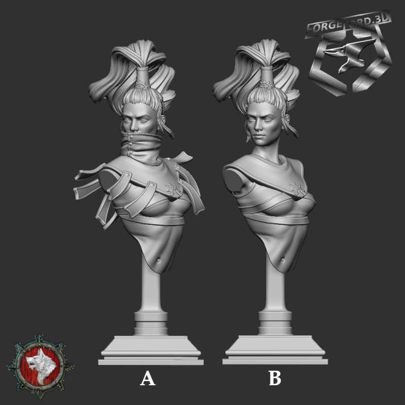 assassin-bust-75mm-figurines-fantasy-tabletop-RPG-3D-miniatures-white-werewolf-tavern