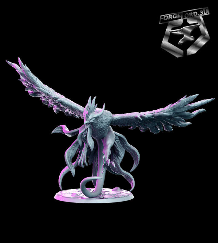 Cockatrice-RN-Estudio--collection-figurines-fantasy-tabletop-RPG-3D-miniatures