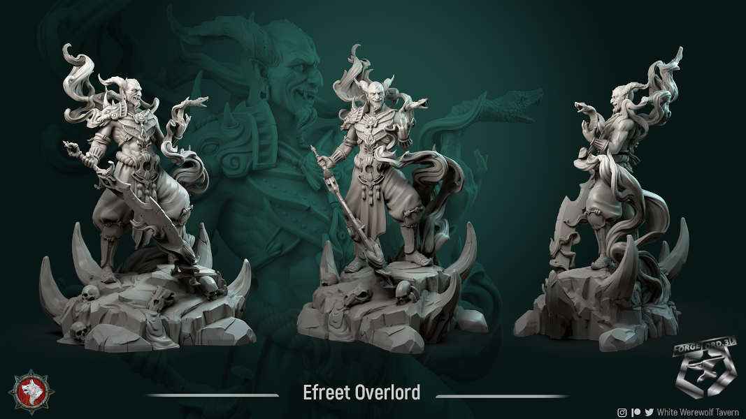 Efreet-Overlord-75mm-figurines-fantasy-tabletop-RPG-3D-miniatures-white-werewolf-tavern