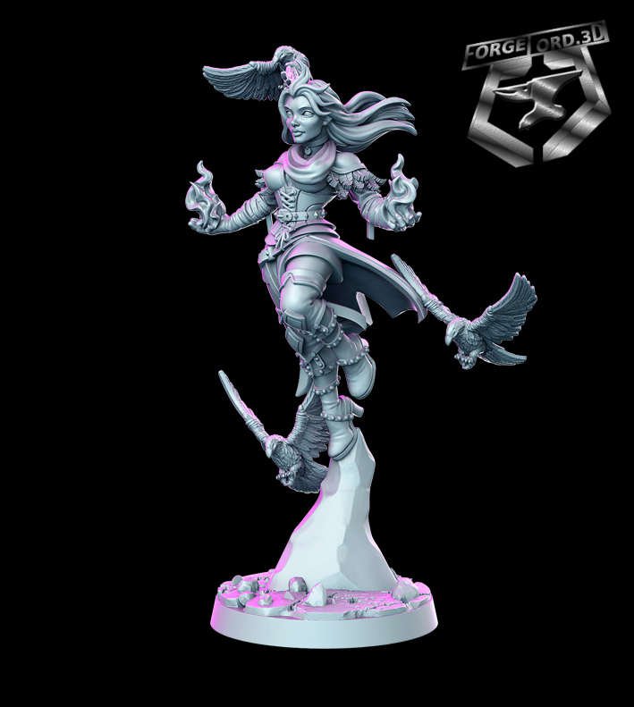 Genevieve-RN-Estudio--collection-figurines-fantasy-tabletop-RPG-3D-miniatures