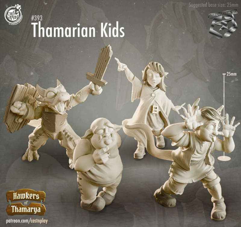 OrphanKids-CastNPlay-Hawkers-of-Thamarya-Collection--fantasy-tabletop-RPG-3D-miniatures