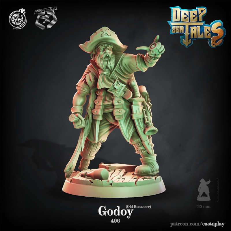 Godoy-CastNPlay-deep-ser-tales-Collection--fantasy-tabletop-RPG-3D-miniatures