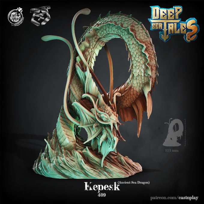 Kepesk-CastNPlay-deep-ser-tales-Collection--fantasy-tabletop-RPG-3D-miniatures