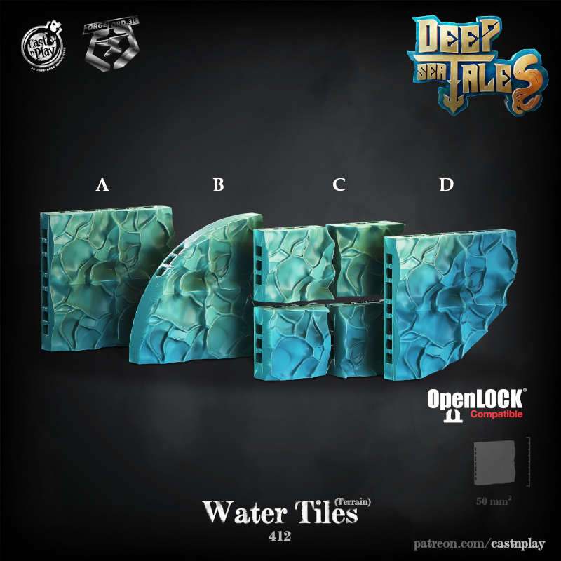 Water-floor-Tiles-CastNPlay-deep-ser-tales-Collection-fantasy-miniatures-tabletop-RPG