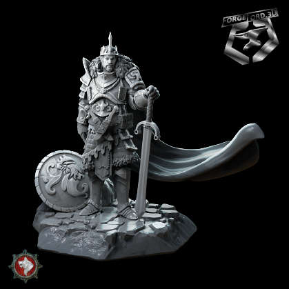 King-Eonkar-32mm-figurines-fantasy-tabletop-RPG-3D-miniatures-white-werewolf-tavern