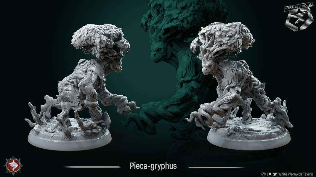 Pieca-gryphus-32mm-figurines-fantasy-tabletop-RPG-3D-miniatures-white-werewolf-tavern