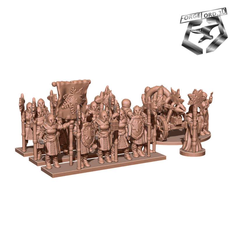 Women-army-15mm-Pack-Figurines-3D-miniatures-Eskice-Miniature