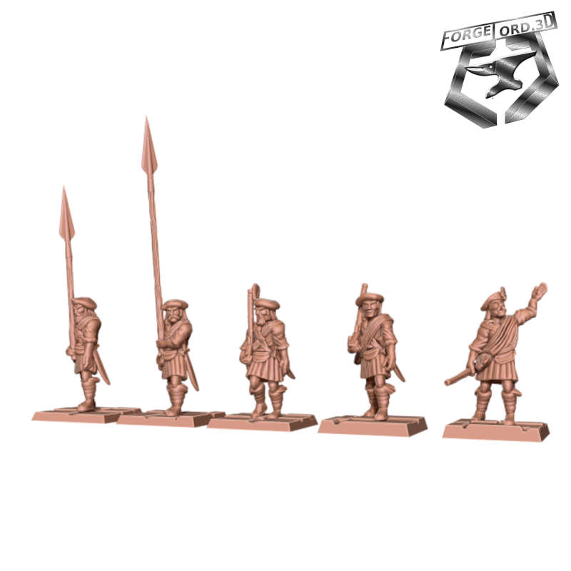 jacobite-28mm-Figurines-3D-miniatures-Eskice-Miniature-historical-1