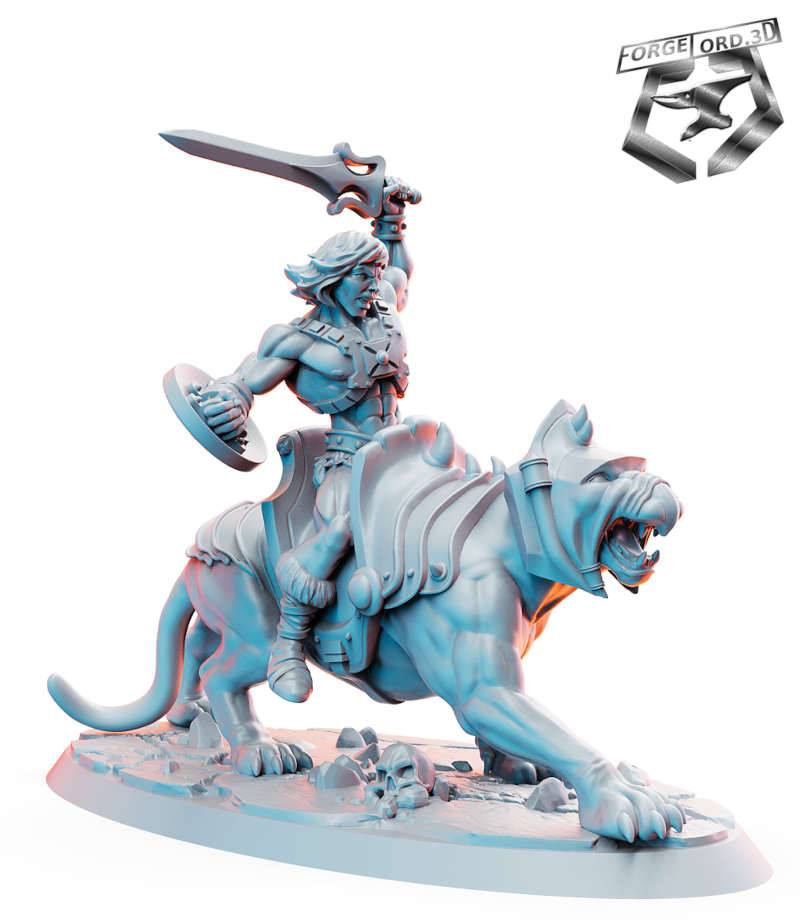 He-Darr-on-War-Tigarr-RN-Estudio--Those-Wonderful-80's-collection-figurines-fantasy-tabletop-RPG-3D-miniatures
