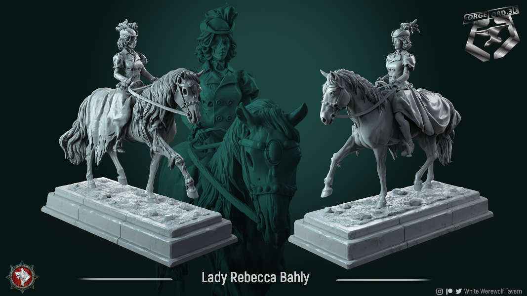 Lady-Rebecca-Bahly-32mm-figurines-fantasy-tabletop-RPG-3D-miniatures-white-werewolf-tavern