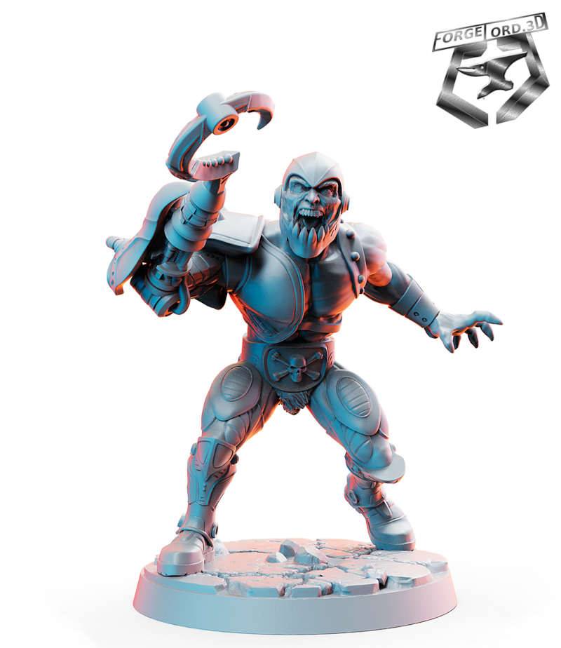 Maw-Face-with-Barbed-Hook-RN-Estudio--Those-Wonderful-80's-collection-figurines-fantasy-tabletop-RPG-3D-miniatures