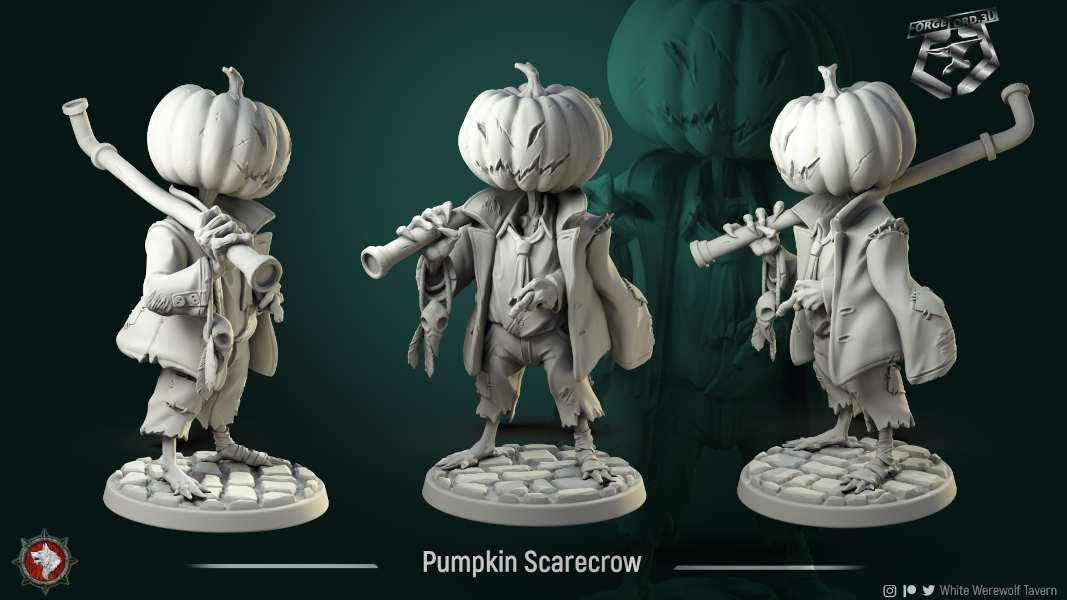 Pumpkin-Scarecrow-32mm-figurines-fantasy-tabletop-RPG-3D-miniatures-white-werewolf-tavern