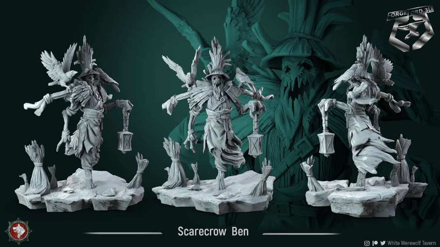 Scarecrow-Ben-figurines-fantasy-tabletop-RPG-3D-miniatures-white-werewolf-tavern