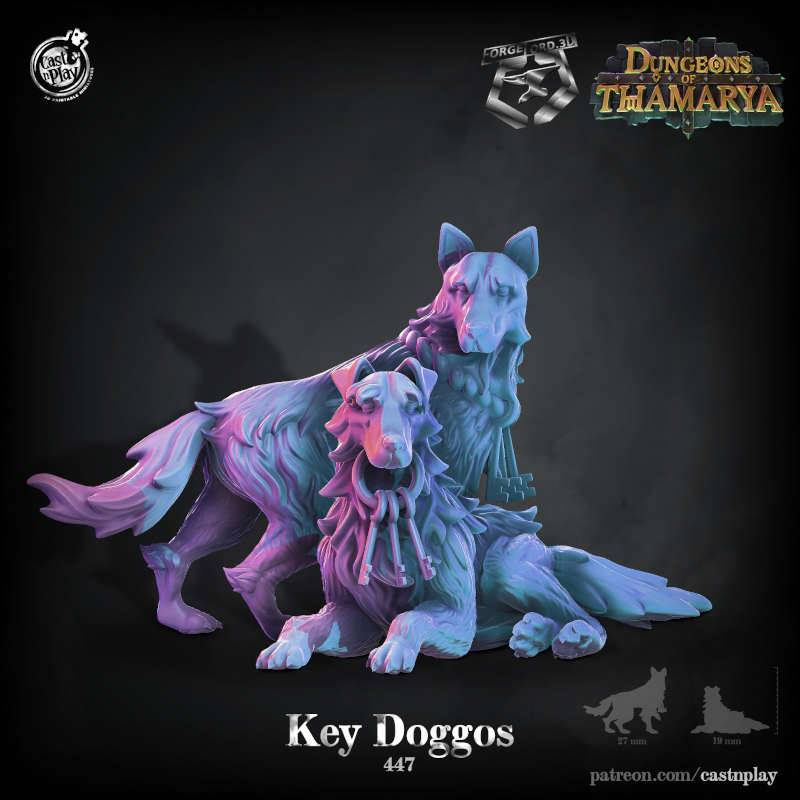 Key-Dogs-CastNPlay-dongeons-of-thamarya-Collection--fantasy-tabletop-RPG-3D-miniatures