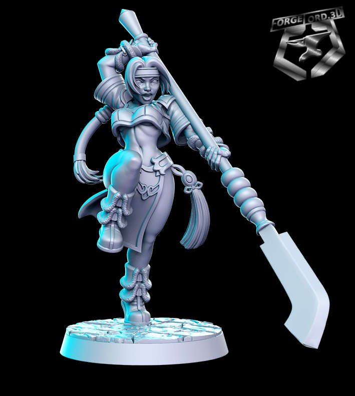 Nami-Sung-RN-Estudio--soul-fighter-tournament-collection-figurines-fantasy-tabletop-RPG-3D-miniatures