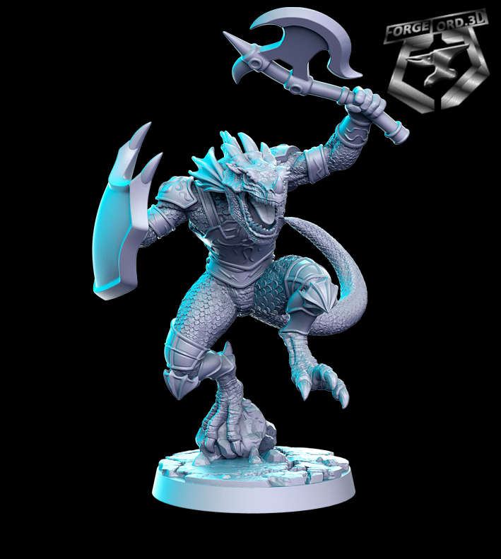 Saurian-RN-Estudio--soul-fighter-tournament-collection-figurines-fantasy-tabletop-RPG-3D-miniatures