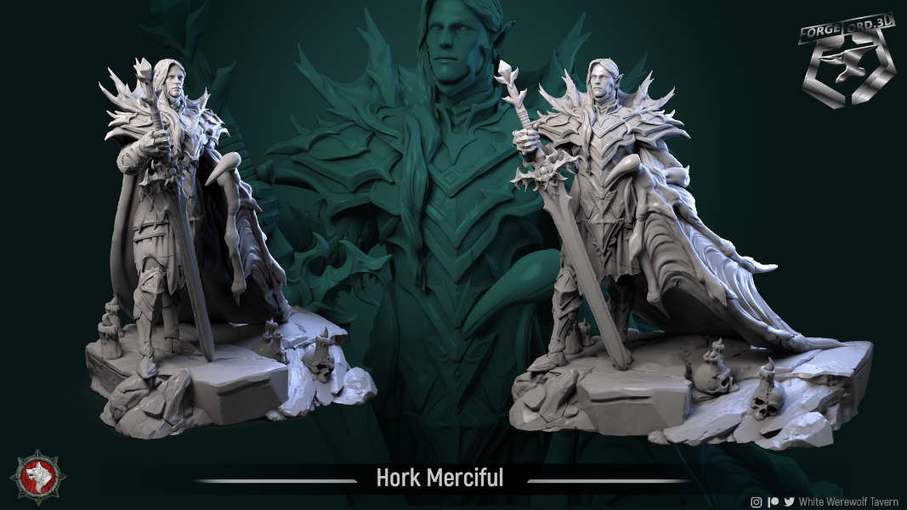 Hork-merciful-75mm-figurines-fantasy-tabletop-RPG-3D-miniatures-white-werewolf-tavern