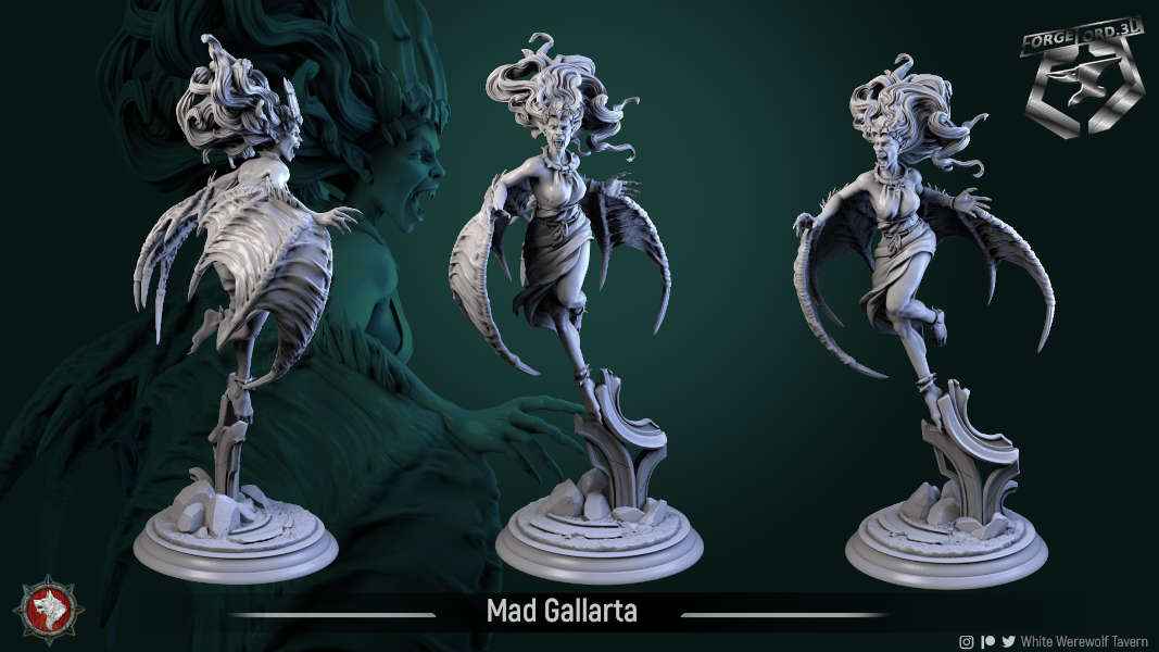 Mad-Gallarta-75mm-figurines-fantasy-tabletop-RPG-3D-miniatures-white-werewolf-tavern