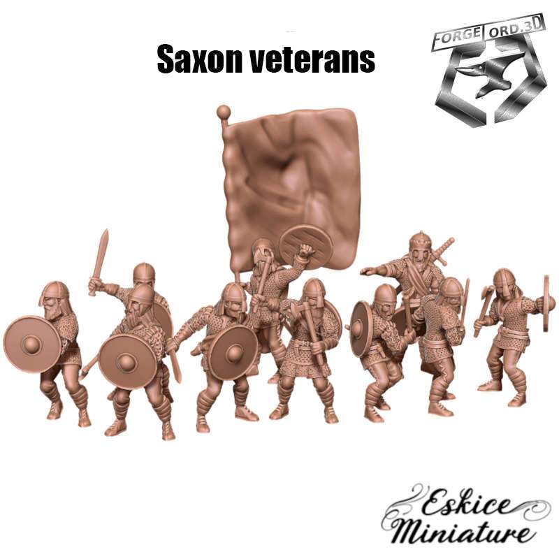 Saxon-veteran-28mm-miniature-3D-miniatures-Eskice-Miniature-historical