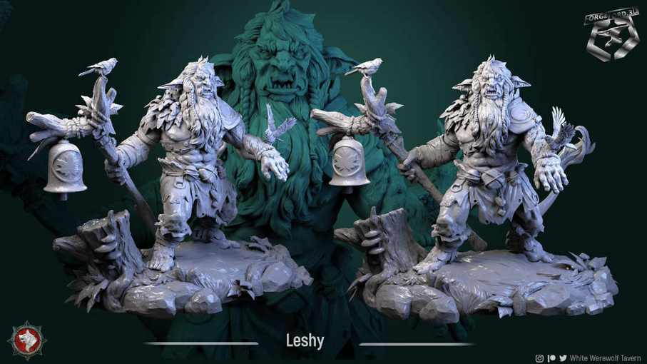 Leshy-75mm-figurines-fantasy-tabletop-RPG-3D-miniatures-white-werewolf-tavern