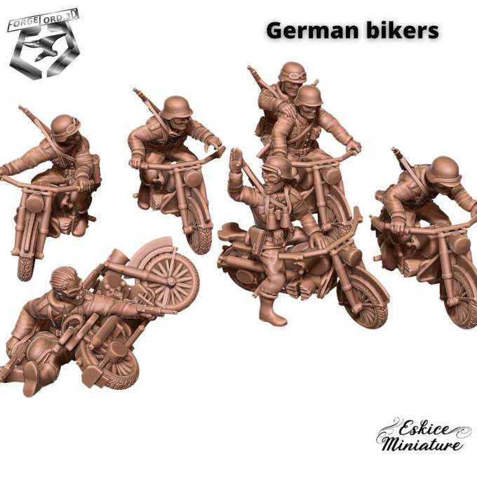 german-bikers-Eskice-Miniature-WWII-historical-figurine-3d-miniatures-tabletop-rpg