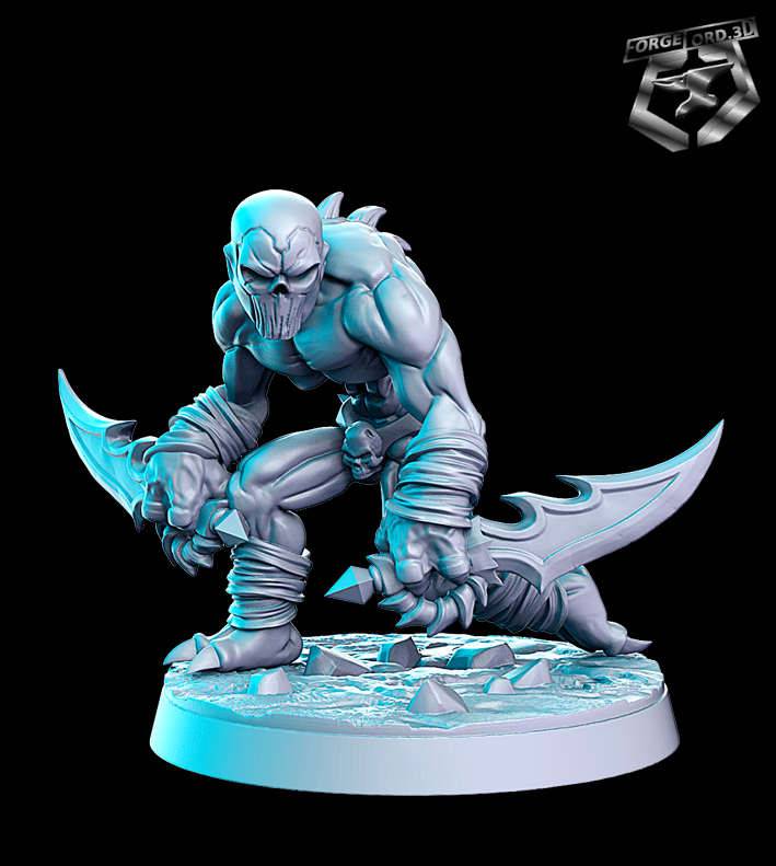 Shadow-Stalker-with-dualblades-RN-Estudio--figurines-fantasy-tabletop-RPG-3D-miniatures
