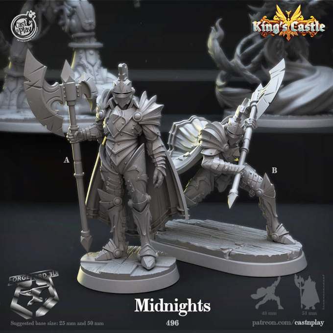 Midnights-CastNPlay-King's-Castle-Collection--fantasy-tabletop-RPG-3D-miniatures