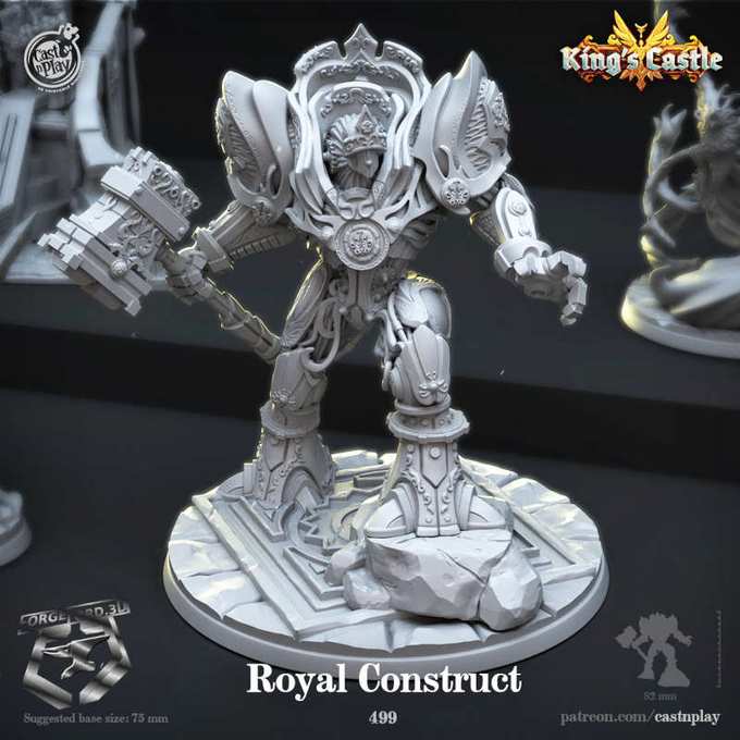 Royal-Construct-CastNPlay-King's-Castle-Collection--fantasy-tabletop-RPG-3D-miniatures