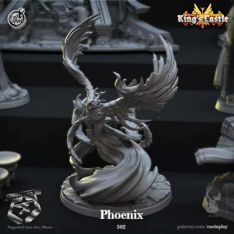 Phoenix-CastNPlay-King's-Castle-Collection--fantasy-tabletop-RPG-3D-miniatures