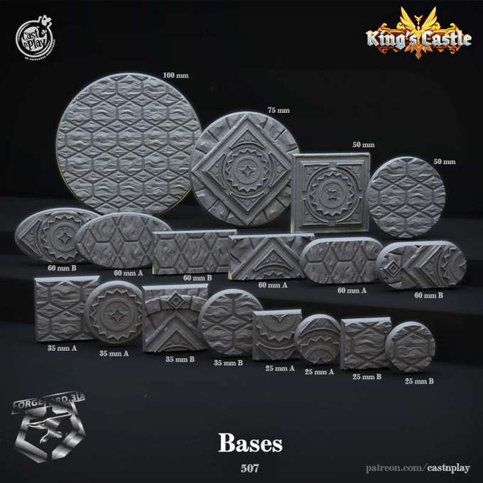 King's-castle-Bases-CastNPlay-Collection--fantasy-tabletop-RPG-3D-miniatures