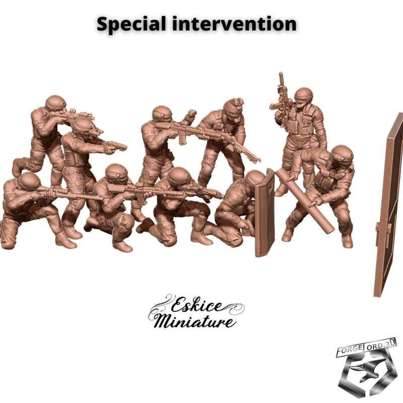 Force-d'intervention-Figurines-3D-miniatures-Eskice-Miniature-historical-1