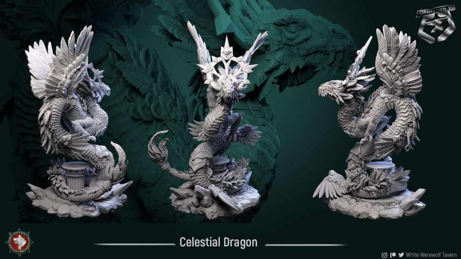 Celestial-Dragon-figurines-fantasy-tabletop-RPG-3D-miniatures-white-werewolf-tavern