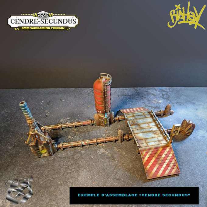 Cendre Secundus platform pack N°2, 8mm