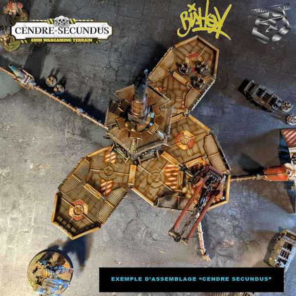 Cendre Secundus platform pack N°2, 8mm
