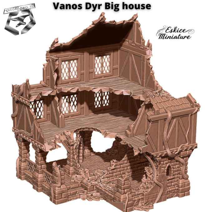 Vanos-dyr-big-house-desrtoted-Decor-3dminiatures-decor-Eskice-Miniature-historical-WW-II-1