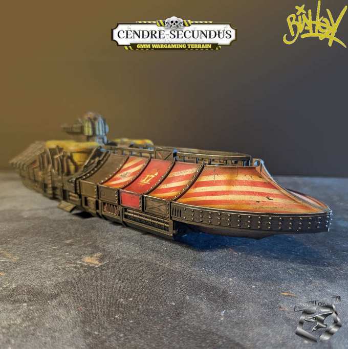 Cendre-Secundus-space-ship,-6mm-bishok-design-cendre-prime-decor-rpg-3d-miniature-2