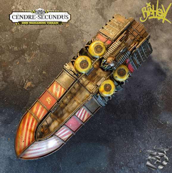 Cendre-Secundus-space-ship,-6mm-bishok-design-cendre-prime-decor-rpg-3d-miniature-3