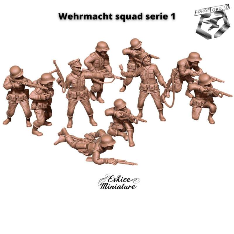 WWII-German-Wehrmacht-squad-serie-1-WWII-Figurines-3D-miniatures-Eskice-Miniature-historical-1