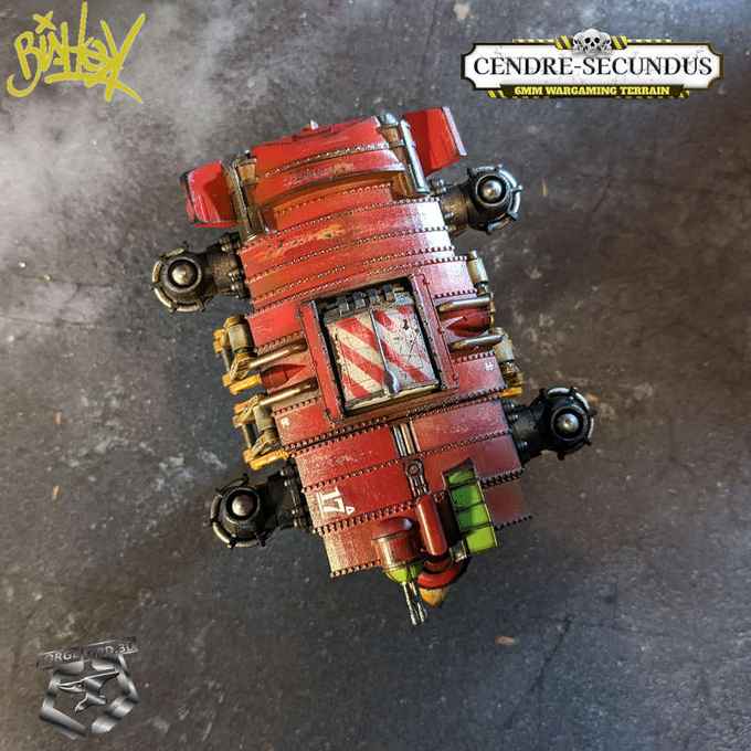 Cendre-Secundus-heavy-landing-ship,-6mm-bishok-design-cendre-prime-decor-rpg-3d-miniature-3