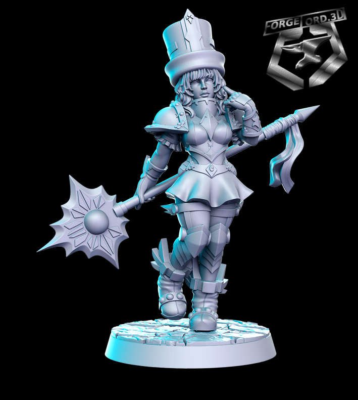 Balitha,-Guard-Priest-RN-Estudio--figurines-fantasy-tabletop-RPG-3D-miniatures