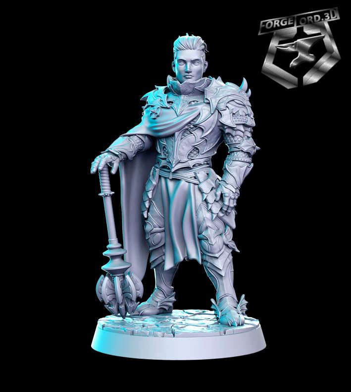 Uthoran,-Dragon-Knight-RN-Estudio--figurines-fantasy-tabletop-RPG-3D-miniatures