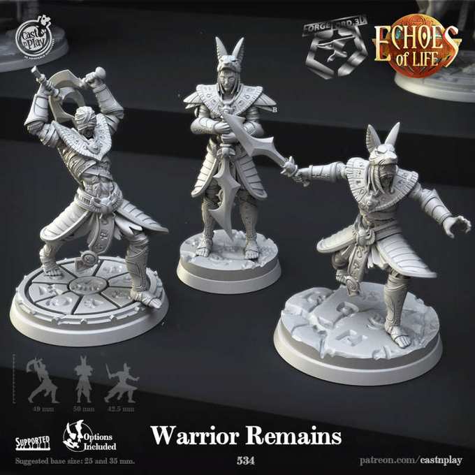 Warrior-Remains-CastNPlay-echoes-of-life-Collection--fantasy-tabletop-RPG-3D-miniatures