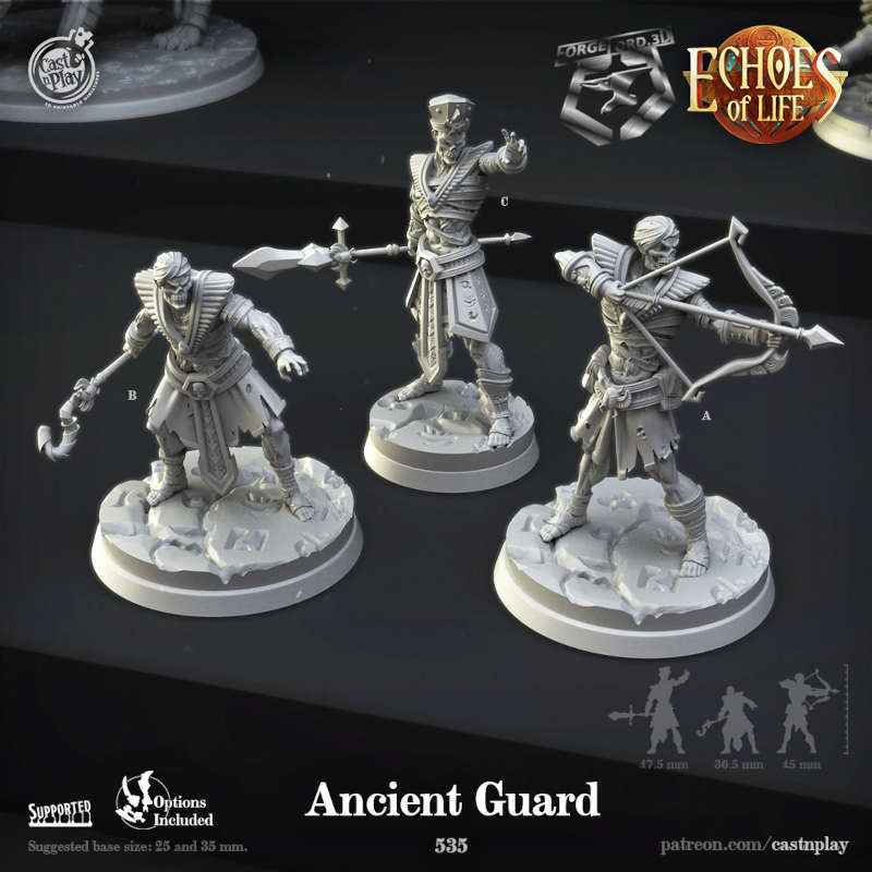 Ancient-Guard-CastNPlay-echoes-of-life-Collection--fantasy-tabletop-RPG-3D-miniatures